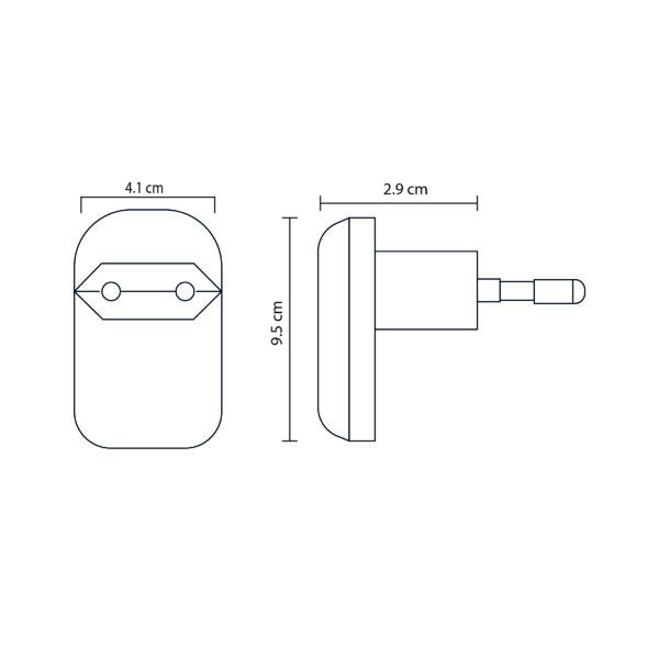Transformador de tensão constante AC/AC 12V 20-60W para lâmpadas de halogeneo, em plástico - Image 2