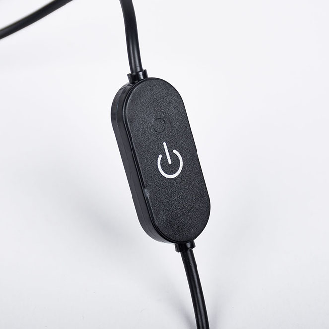 Candeeiro de mesa NICE com mola 9W LED CCT 3000-4000-6500K em preto - Image 3