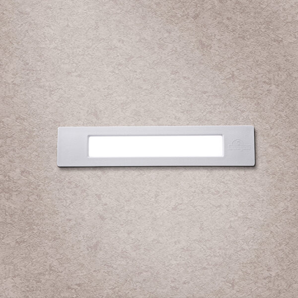 Aplique de encastrar NINA 1xR7s(189mm) 10,5W botãoCCT (3cores) IP55 C.25,5xL.5xAlt5cm branca - Image 2