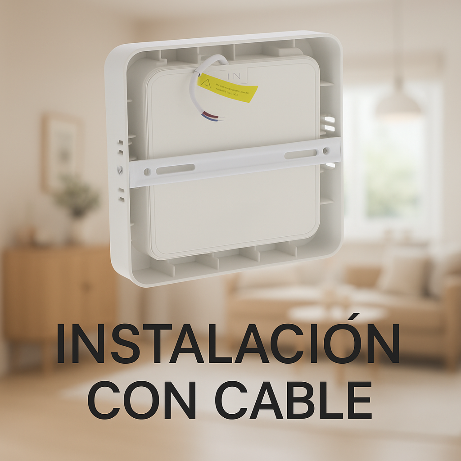 Painel LED Saliente Serie Eco Quadrado 15W 6500K - Image 4