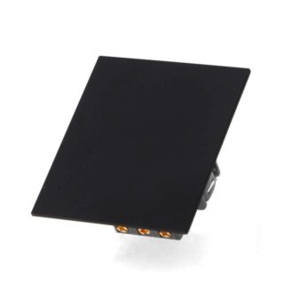 Interruptor Empotrable Simple Cruzamiento - CC  Preto