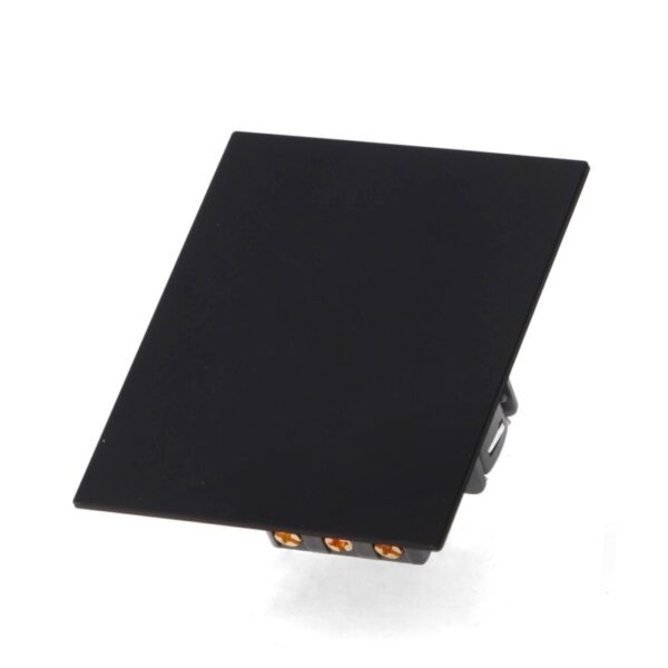 Interruptor Empotrable Simple Cruzamiento - CC  Preto