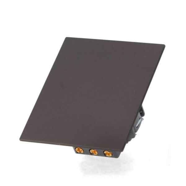 Interruptor Empotrable Simple Cruzamiento - CC  Cinza