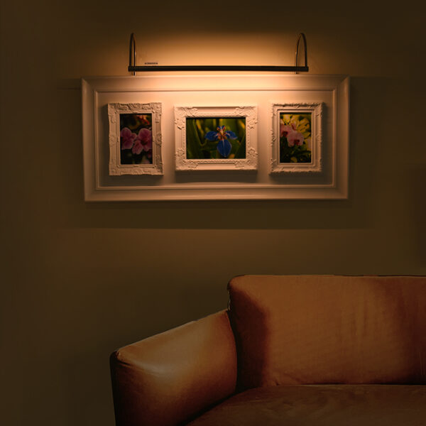Aplique VHILS 1x5W LED 500lm 2700K C.47xL.15xAlt.18cm preto - Image 2
