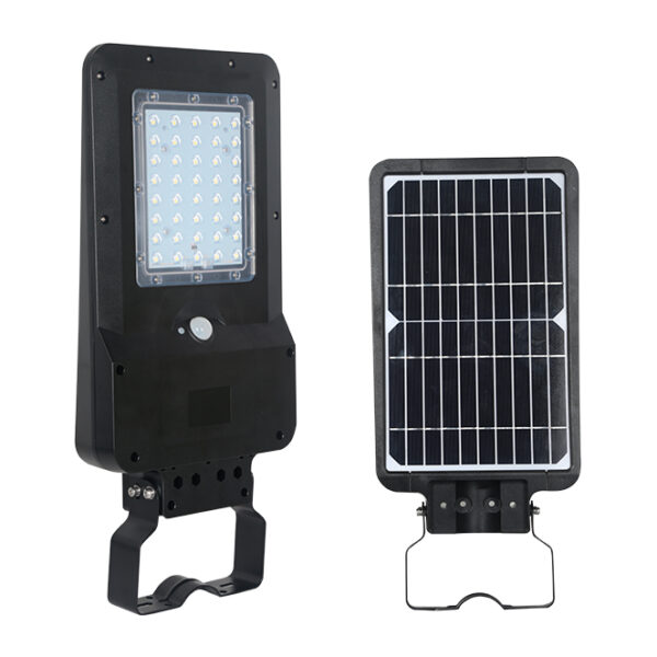 Aplique solar DALTON c/sensor e painel solar IP65 15W LED 1600lm 3000K 90° C.23,19xL.49,25xAlt.5,8cm - Image 2