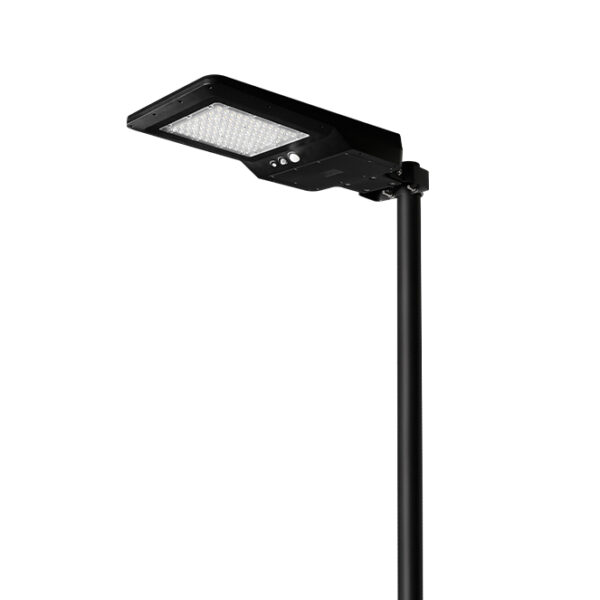Aplique solar DALTON c/sensor e painel solar IP65 40W LED 6000lm 6000K 90° C.28,97xL.70,61xAlt7,36cm - Image 2