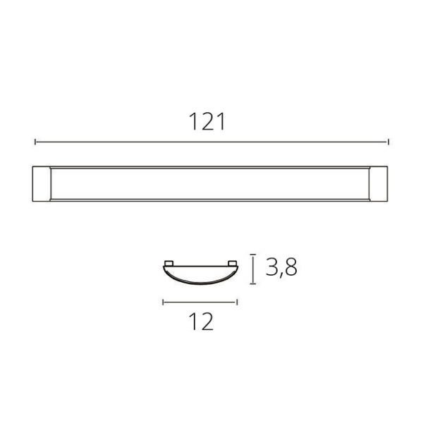 Régua BRONZITA 60W LED 120cm 5100lm 6400K branco - Image 3