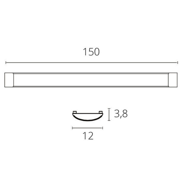 Régua BRONZITA 72W LED 150cm 6120lm 4000K branco - Image 3