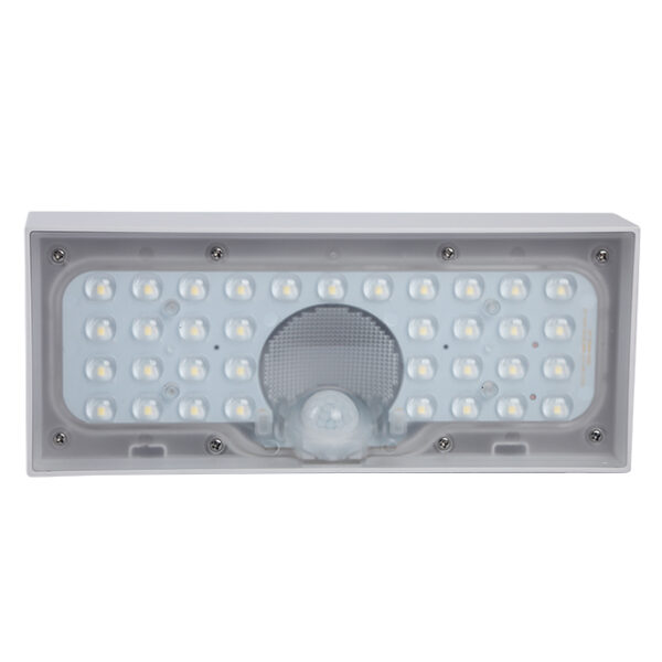 Aplique solar SANDOVAL IP65 36W LED 900lm 4000K C.23xAlt.4,27cm branco - Image 2