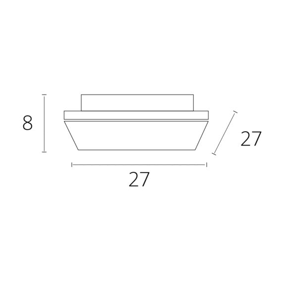 Plafond CALABOR 24W LED 4000K níquel - Image 3
