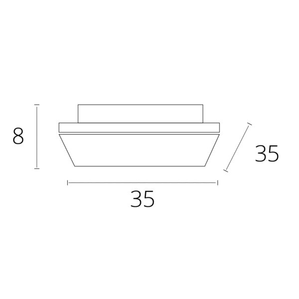 Plafond CALABOR 48W LED 3000K níquel - Image 3