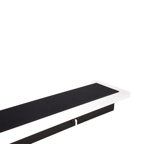 Aplique MONVISO 18W LED 760lm 3000K C.9xL.4xAlt.60cm preto - Image 3