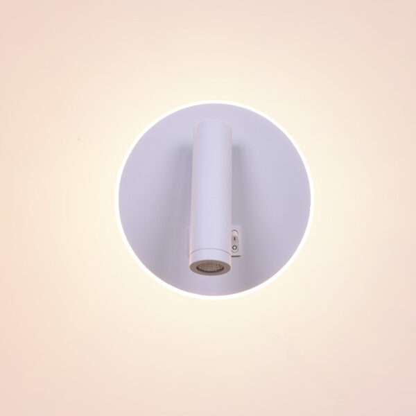 Aplique MATSYS 11W LED 657lm 4000K, porta USB C.9xL.4xAlt.120cm branco - Image 3