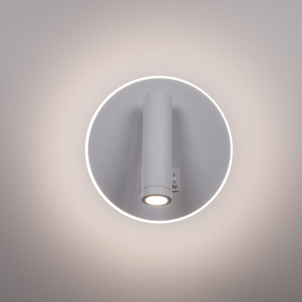 Aplique MONDRIAN 11W LED 657lm 4000K C.14xL.6,8xAlt.14cm branco - Image 3