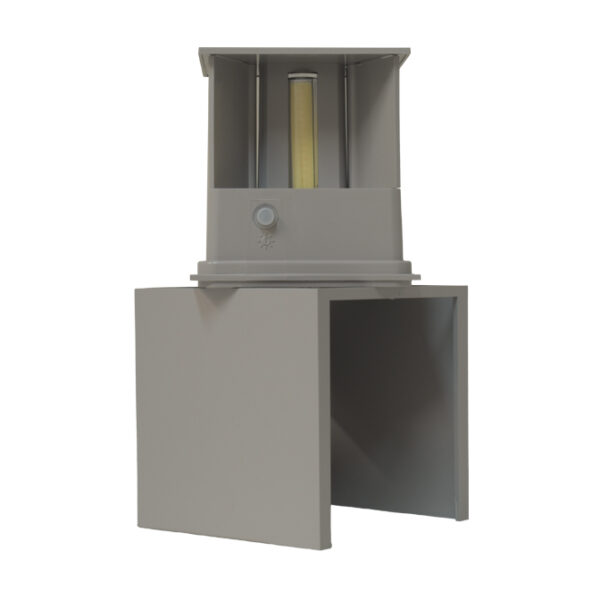 Aplique SORDO IP65 2x3W LED CCT 3000/4000/6500K C.10xL.10xAlt.10cm cinzento - Image 2