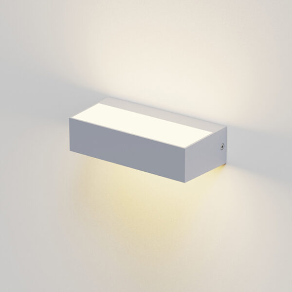 Aplique CORVO IP65 9W LED CCT 3000/4000/6500K C.17,1xL.4,6xAlt.8,3cm cinzento - Image 2