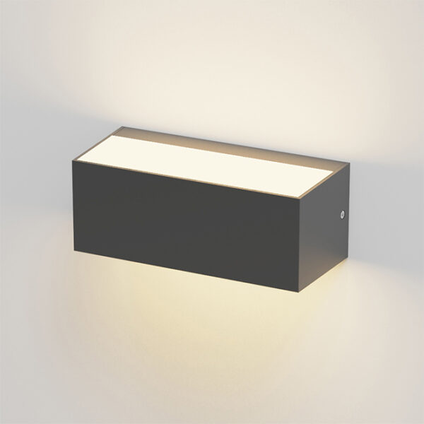 Aplique CORVO IP65 12W LED CCT 3000/4000/6500K C.23xL.9xAlt.10,2cm antracite - Image 2