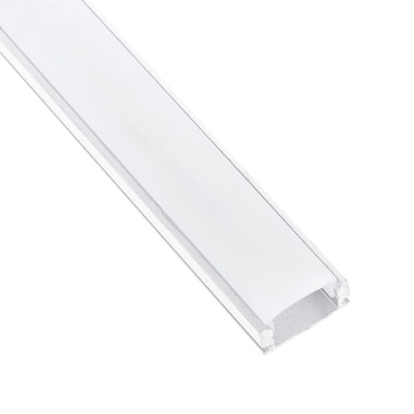 Calha sem abas para fita LED com difusor opalino L.17,4x Alt.7mm - Image 2