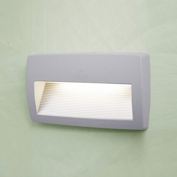 Aplique LORENZA 1xR7s (189mm) 10,5W botão CCT (3cores) IP55 C.26xL.4,5xAlt.15cm resina cinza - Image 2