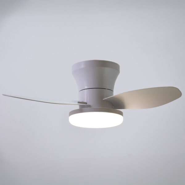 Ventoinha de tecto TAURO MINI branco/branco, 3 palas, 48W LED 3000|4000|6000K A.18xD.70cm - Image 2