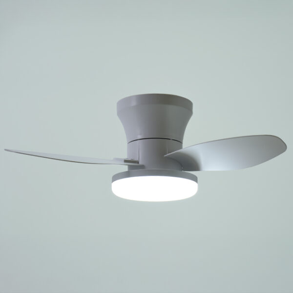 Ventoinha de tecto TAURO MINI branco/branco, 3 palas, 48W LED 3000|4000|6000K A.18xD.70cm - Image 3