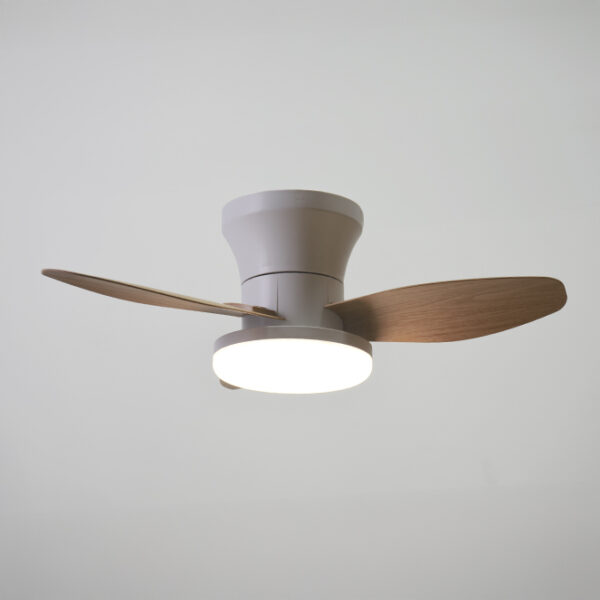 Ventoinha de tecto TAURO branco/faia, 3 palas, 48W LED 3000|4000|6000K A.18xD.85cm - Image 2