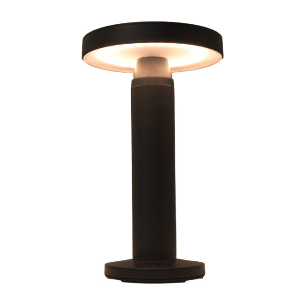 Candeeiro de mesa ALCAIDE IP44 2W LED 180lm 2700K Alt.21,7xD.13cm Solar preto c/carregador USB/USB-C - Image 2