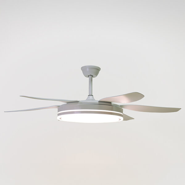Ventoinha de tecto ORION branco, 6 palas, 72W LED 3000|4000|6000K A.35xD.132/50cm - Image 3