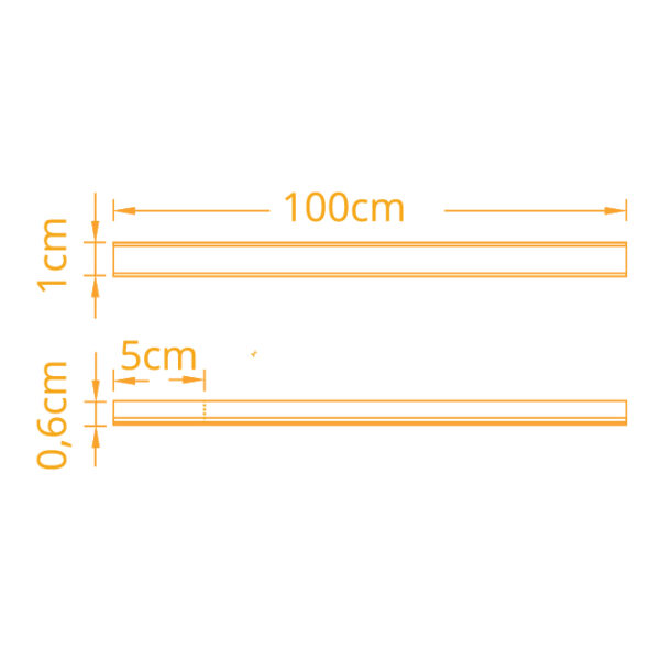 Fita LED CASSINI 230V 10W/m 850lm/m 3000K IP65 1m (múltiplos de 5m) - Image 3