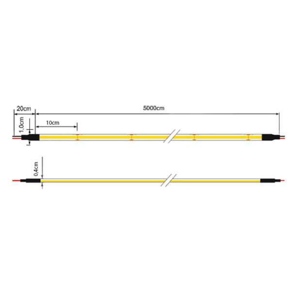 Fita LED 230V 14W/m 560LED/m 4000K IP67 50m/rolo - Image 3