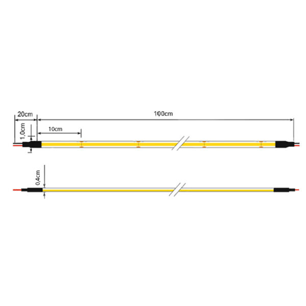 Fita LED 230V 14W/m 560LED/m 6000K IP67 1m (múltiplos de 5m) - Image 2