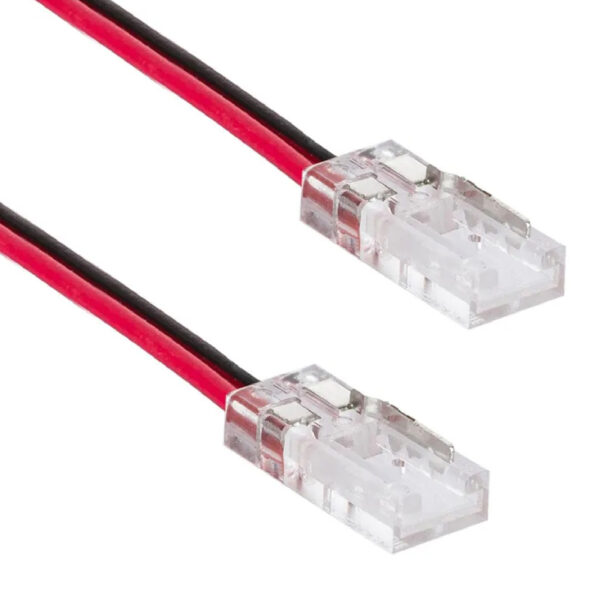 Conector duplo para Fita LED SMD/COB 1cor 8mm (2pinos) IP20 branco - Image 2