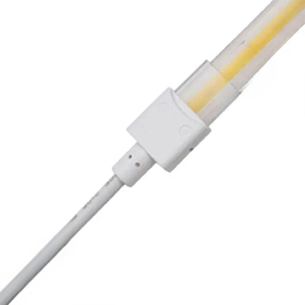 Conector com cabo para Fita LED SMD/COB 1cor 8mm (2pinos) 230V/24V IP68 branco - Image 2