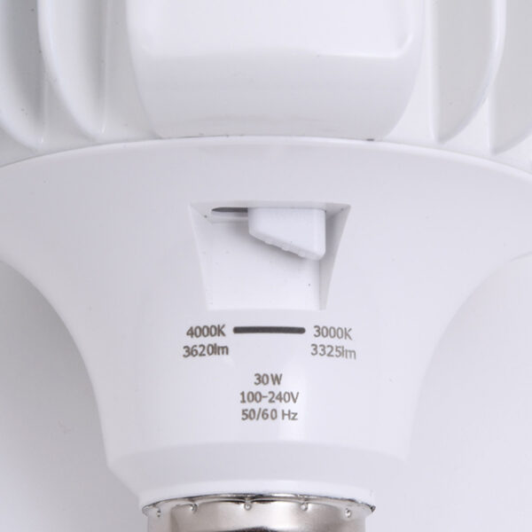 Lâmpada E27 (grosso) LED-CCT 30W CCT (3000/4000K) - Image 2
