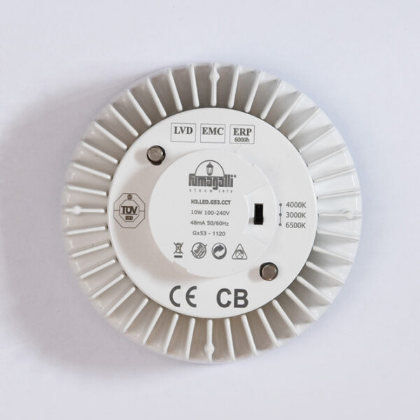 Lâmpada GX53 LED-CCT 10W CCT (3000/4000/6500K) - Image 2
