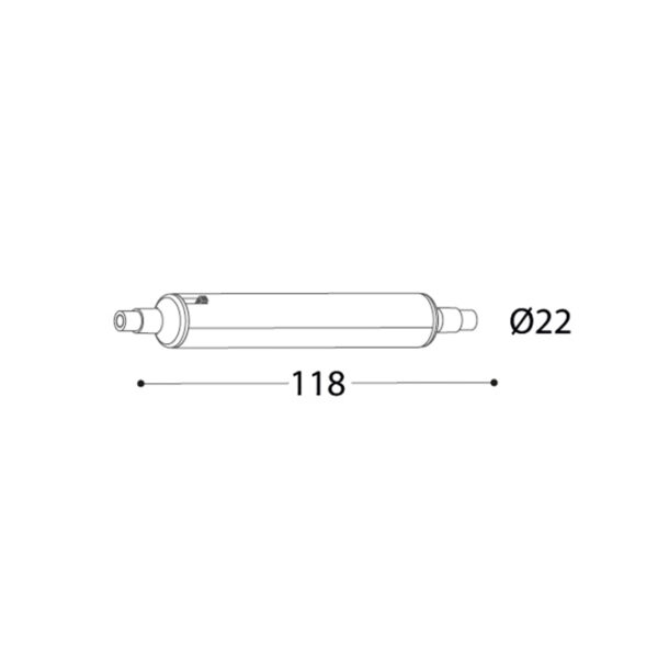 Lâmpada R7s (118mm) GLS LED-CCT 7,5W CCT (2700/4000/6500K) - Image 3