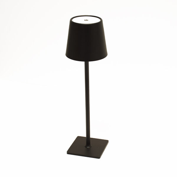 Candeeiro de mesa NIGHT LED CCT (3cores) c/intensidade luz regulável, c/bateria recarregável preto - Image 2