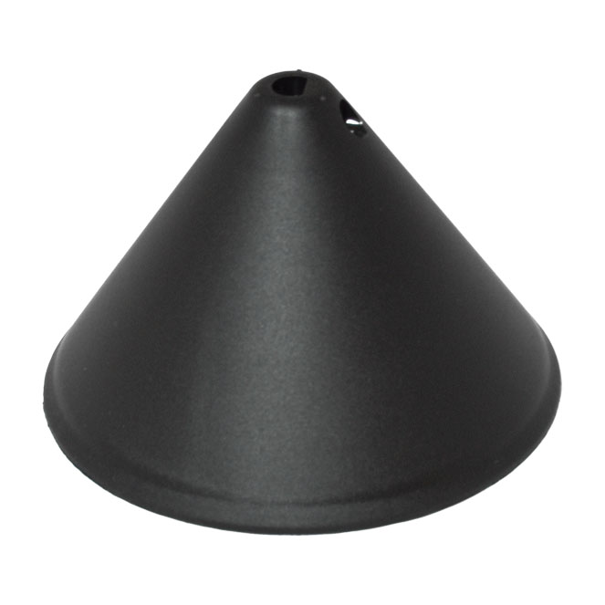 Florão preto D.11xAlt.7,2cm, em resina termoplástica - Image 3