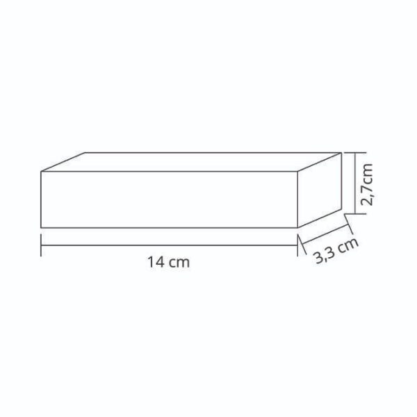 Transformador de tensão constante AC/DC (Driver) 12V 36W 14x3,3x2,7cm, em metal - Image 2