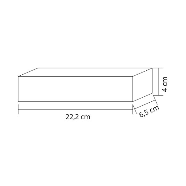 Transformador de tensão constante AC/DC (Driver) 24Vdc 200W 22,2x6,5x4cm, em metal - Image 2