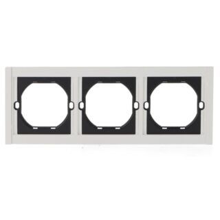 Moldura PC 3 Modulos - TR  Branco