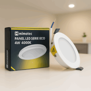 Downlight LED Redondo Serie Eco 4W  6500K