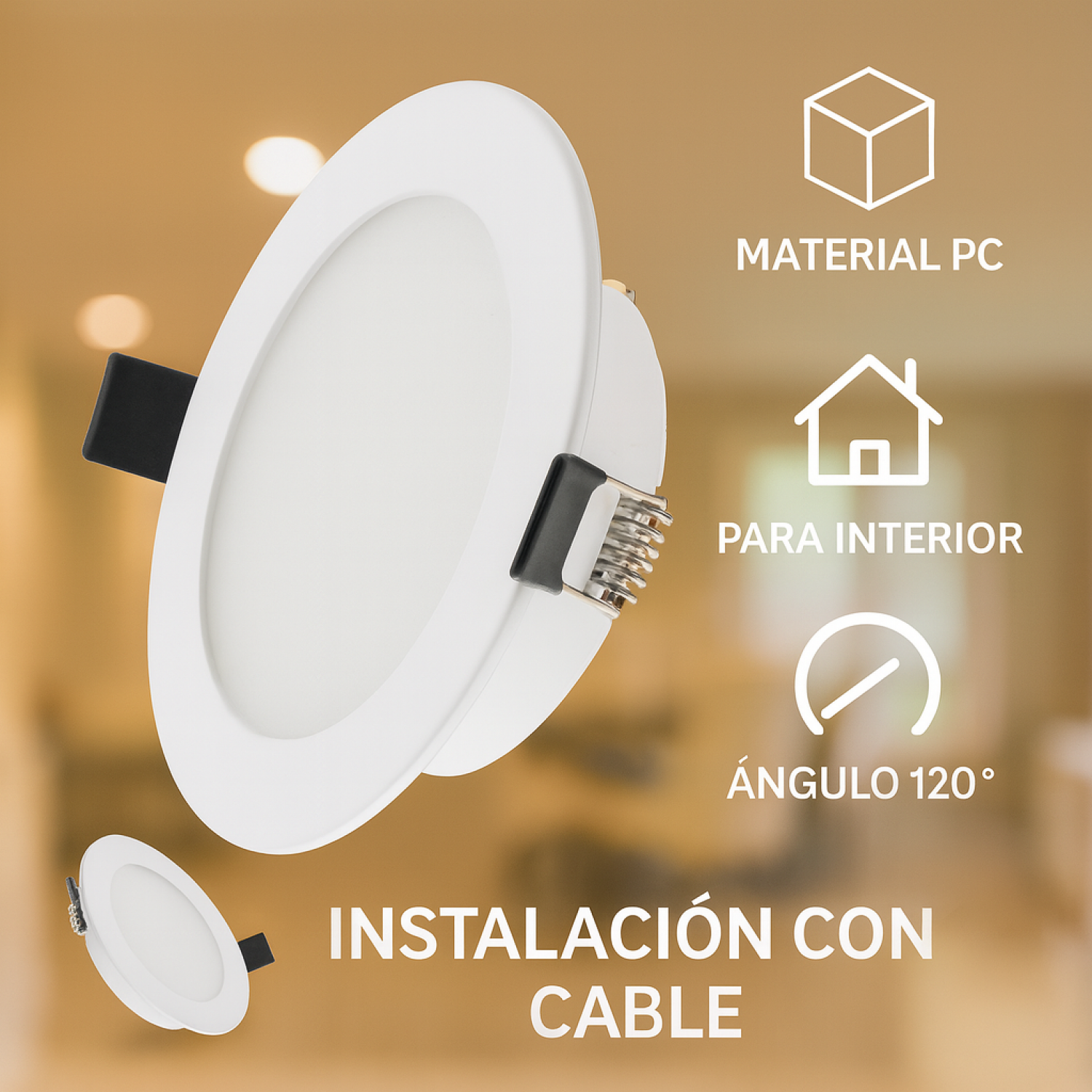Downlight LED Redondo Serie Eco 9W 4000K - Image 4