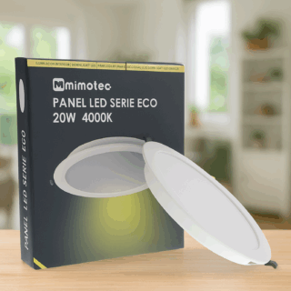 Downlight LED Redondo Serie Eco 20W  3000K
