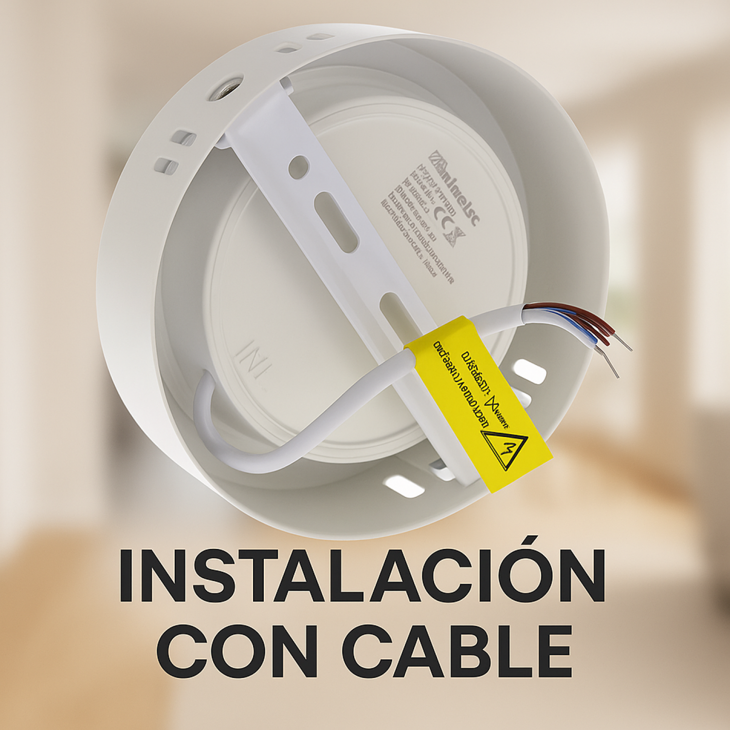 Painel LED Saliente Serie Eco Redondo 20W 3000K - Image 4