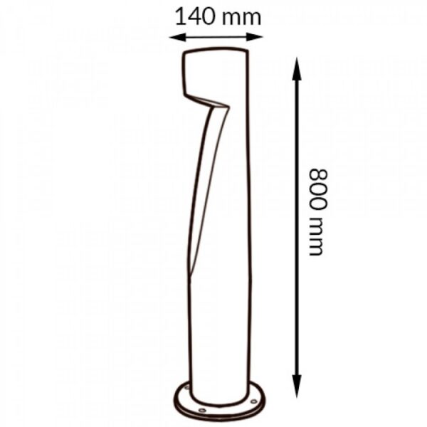 Baliza LED Andru Rust Brown CCT - Image 2