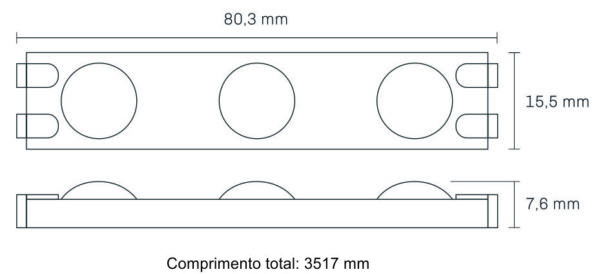 Módulo LED Para Letras Publicitárias 12V 1.5W IP68 6500K MAXLED - Image 2