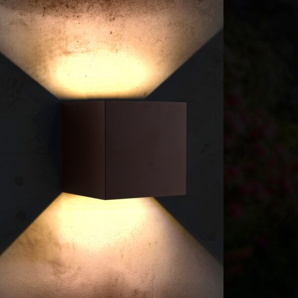 Aplique de Parede LED Rust Cube 12W IP54  CCT - Image 4