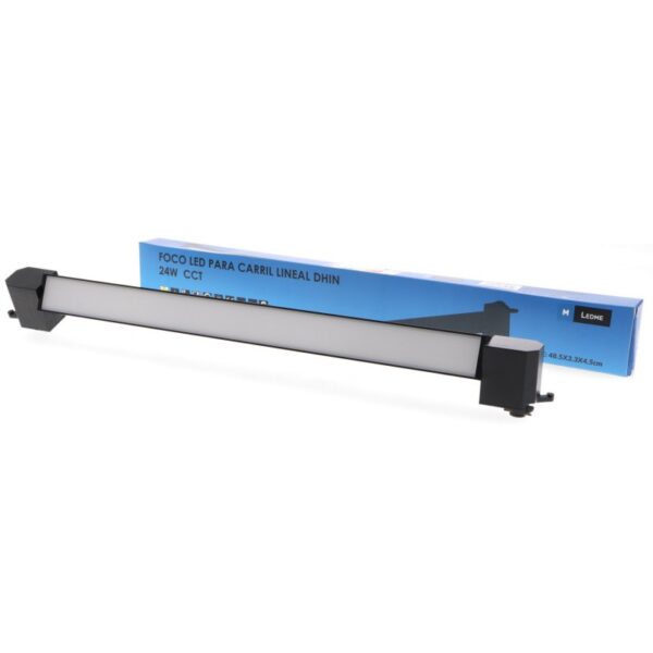 Foco LED linear para calha Black Dhin 24W Monofásico CCT - Image 3