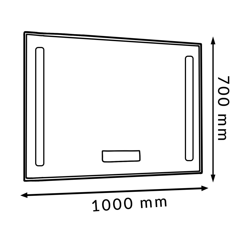 Espelho LED para casa de Banho 12W Tolox Anti-Embaciamento CCT - Image 2